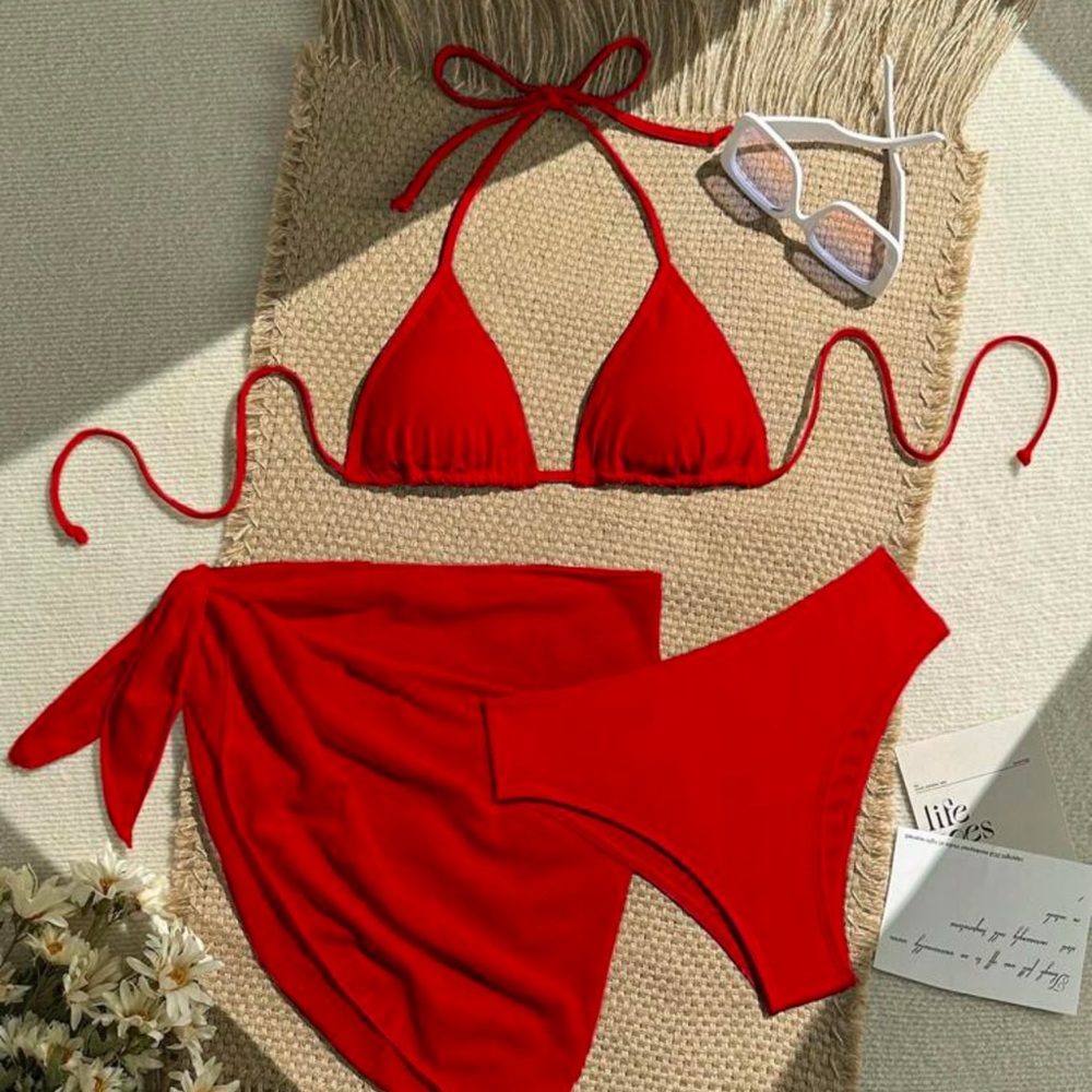 Red Bikini Set